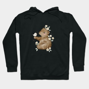 Bear bird friends Hoodie